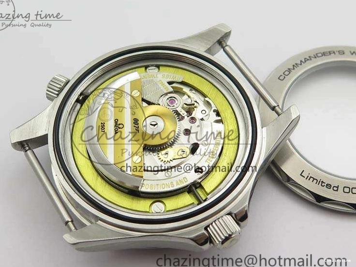 0213 FashionForward Seamaster 300M 007 SS URF 1:1 Best Edition White Dial Ceramic Bezel On Nylon Strap A2507(Free SS Bracelet) 8118